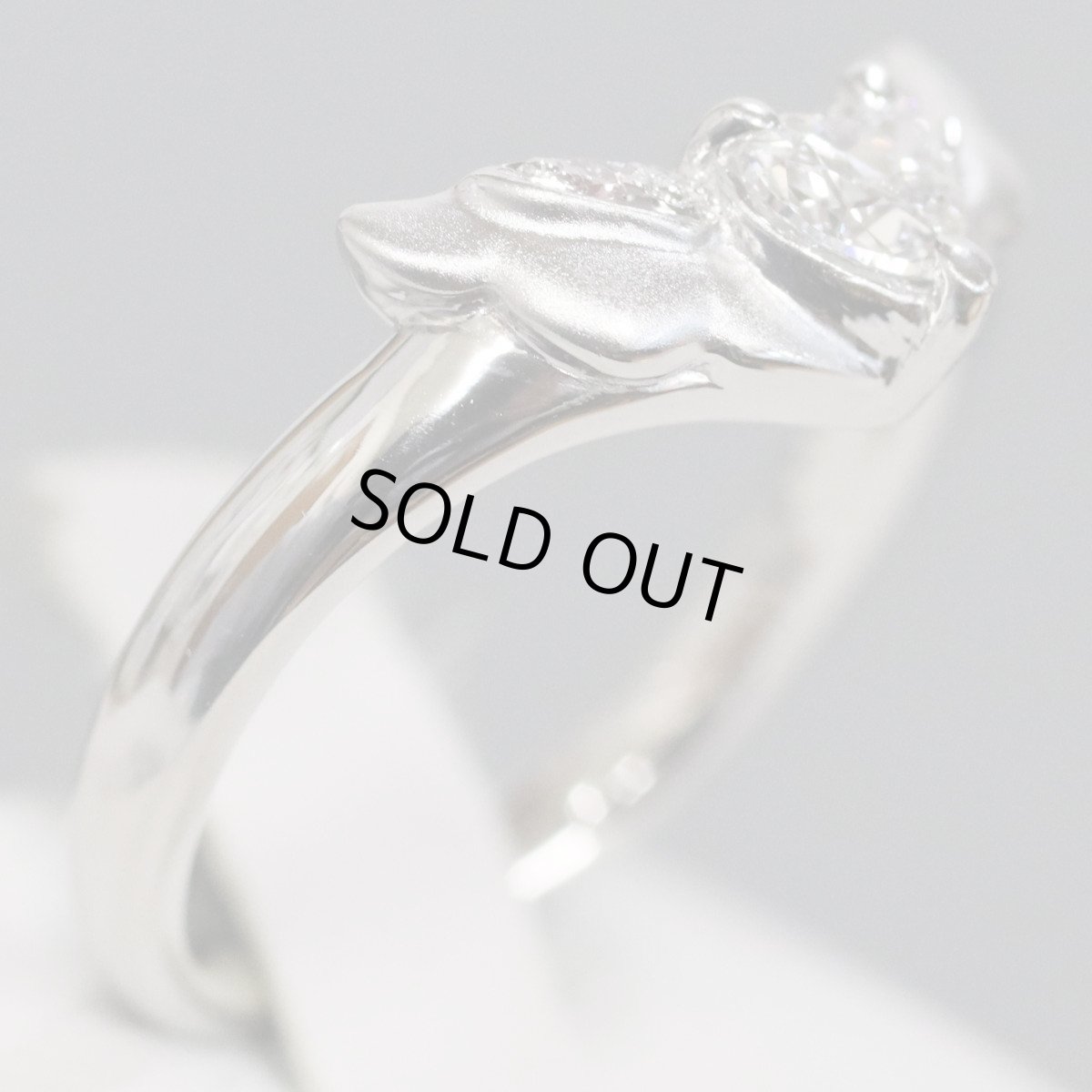 画像3: Pt900ダイヤモンドリング D0.277 D0.02 6.0g #11 (3)