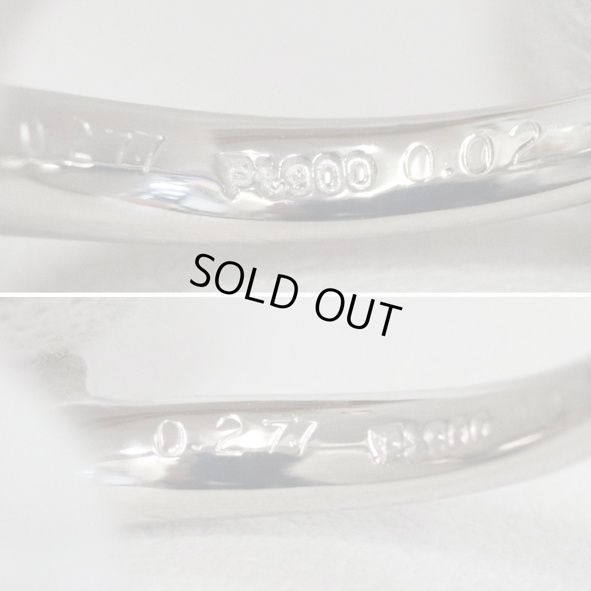 画像8: Pt900ダイヤモンドリング D0.277 D0.02 6.0g #11 (8)