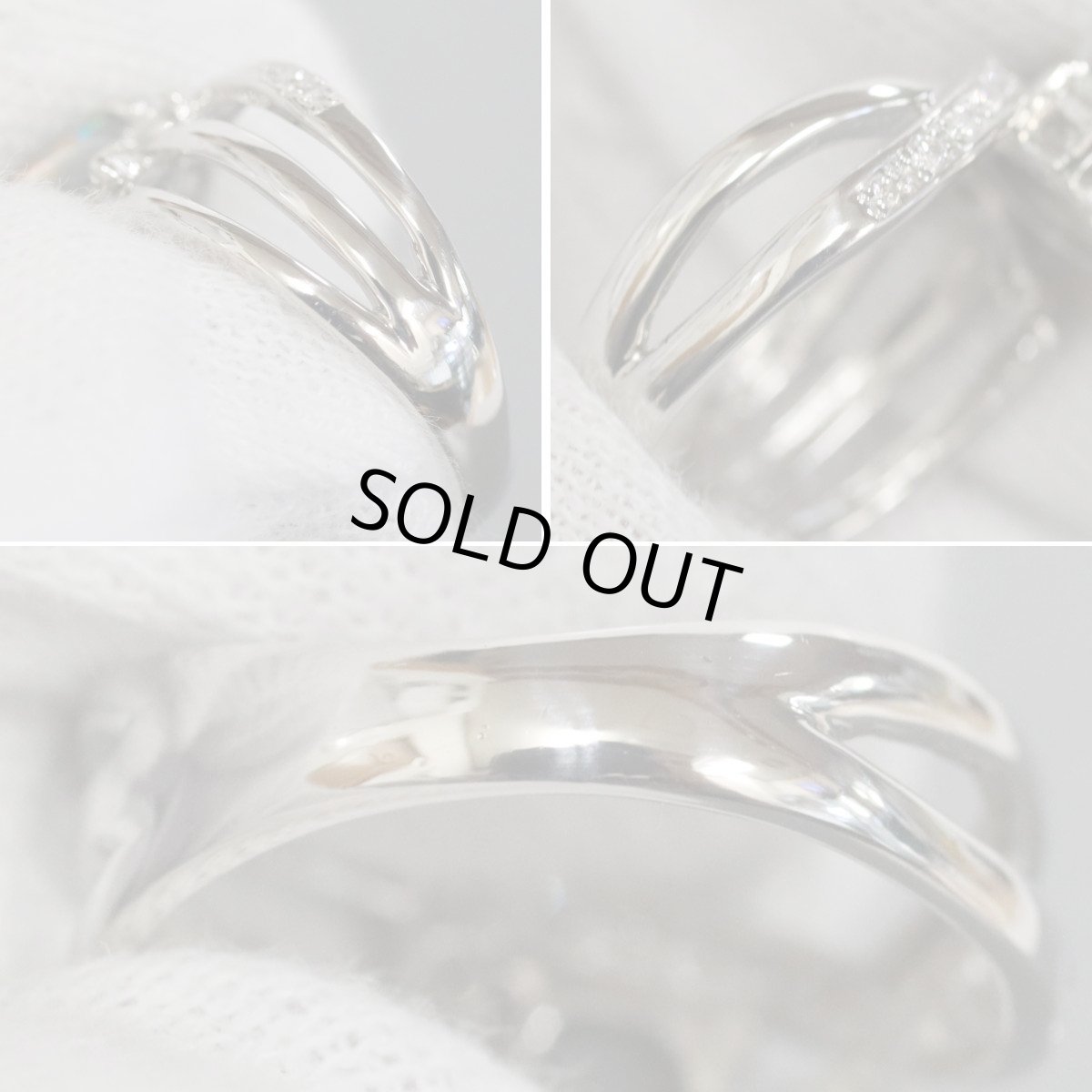 画像6: Pt900ブラックオパールダイヤモンドリング BkO1.33 D0.39 5.3g #11 (6)