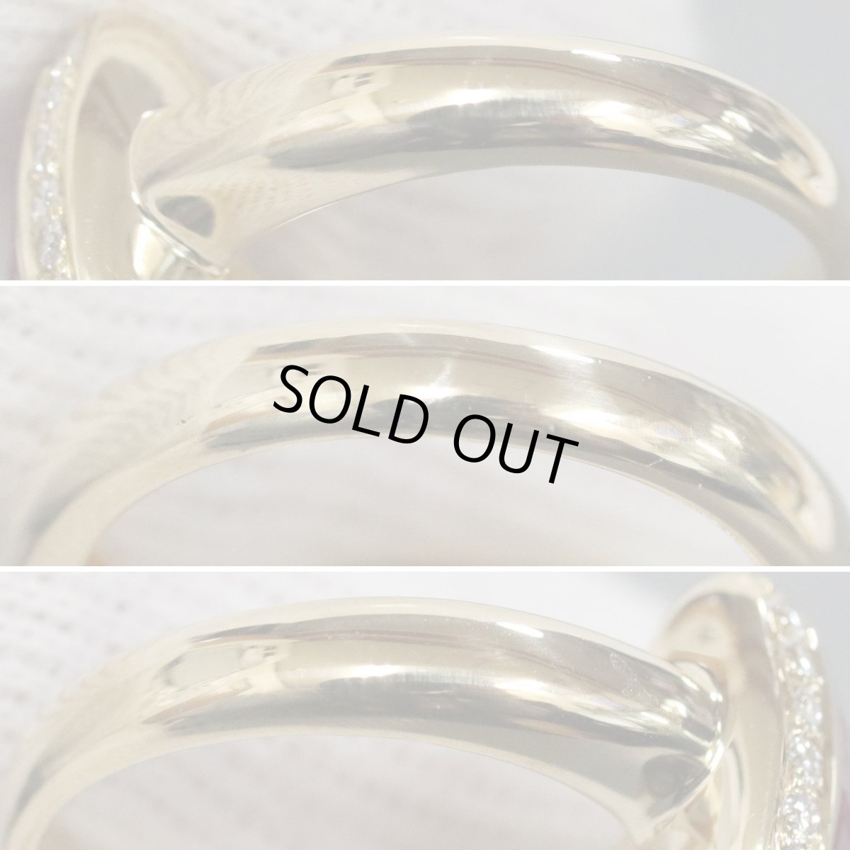 画像6: K18ルビーダイヤモンドリング R1.60 D0.30 6.4g #10.5 (6)