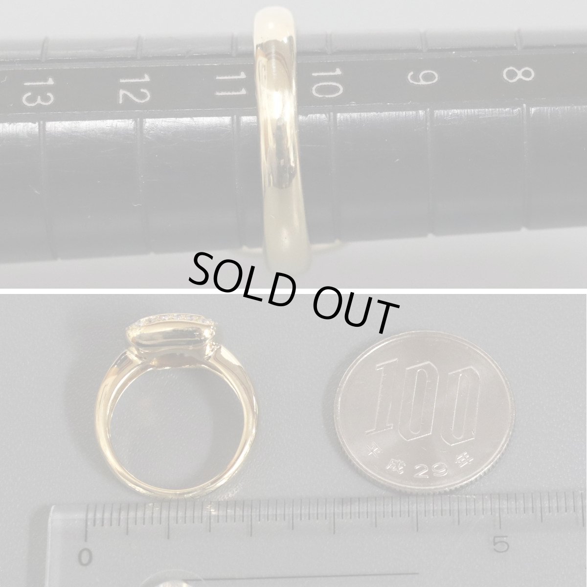 画像8: K18ルビーダイヤモンドリング R1.60 D0.30 6.4g #10.5 (8)