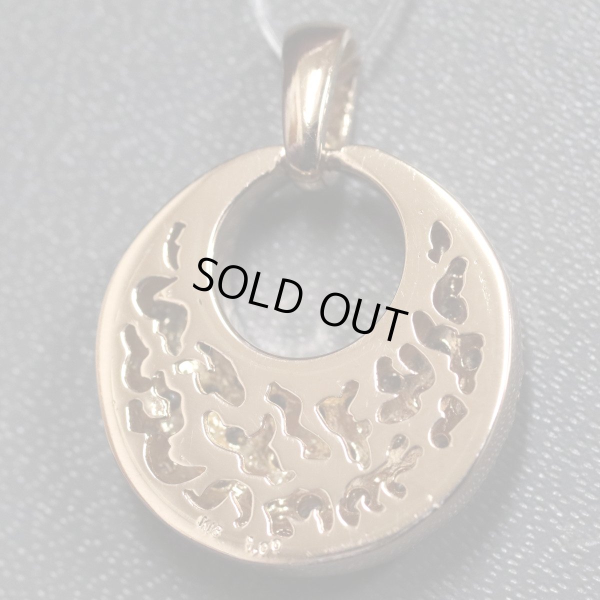 画像5: K18PGダイヤモンドペンダントトップ D1.00 6.0g 鑑別書 ピンクゴールド (5)