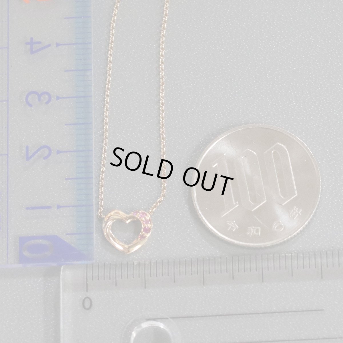 画像10: スタージュエリー K18PGネックレス 1.5g ハートモチーフ (10)