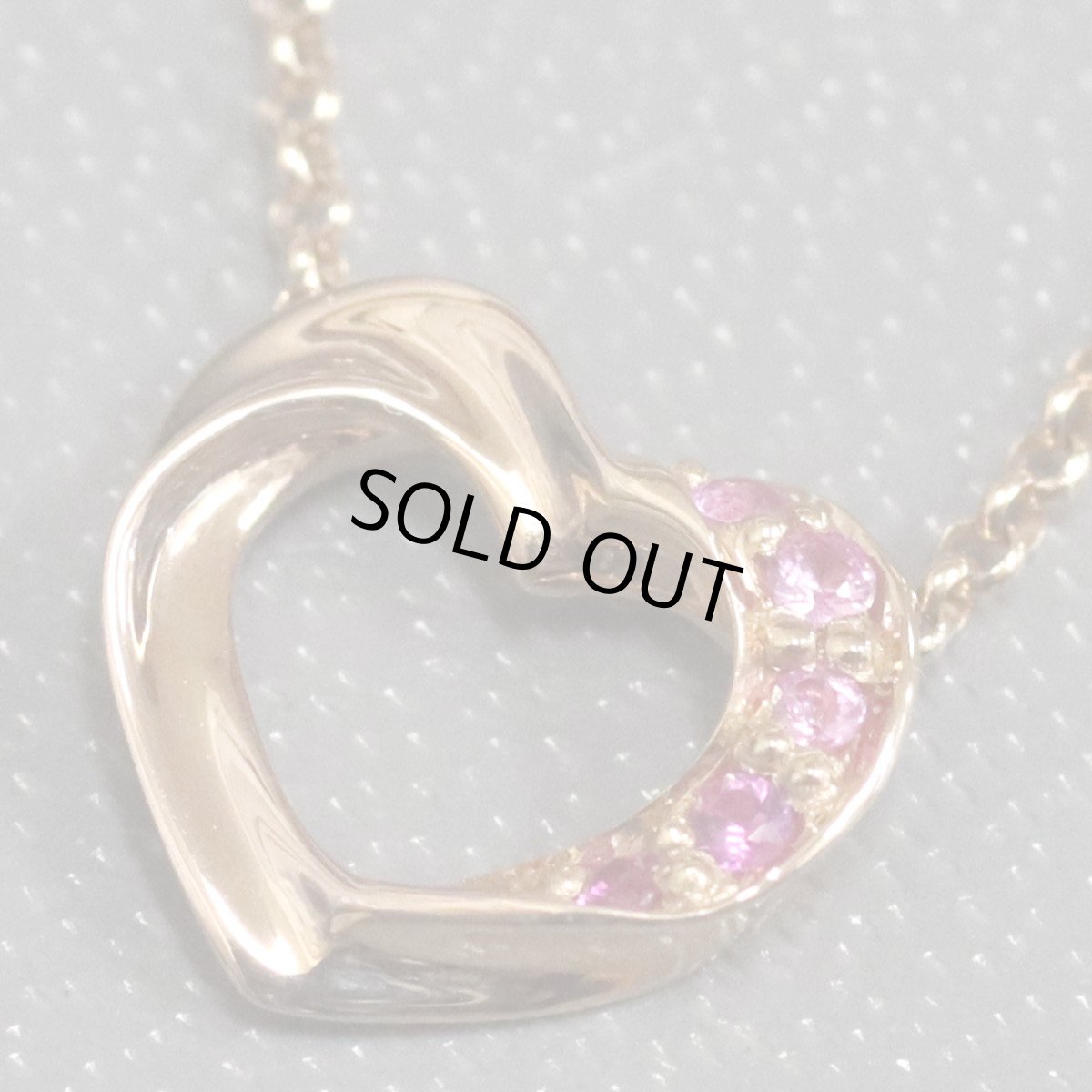 画像3: スタージュエリー K18PGネックレス 1.5g ハートモチーフ (3)