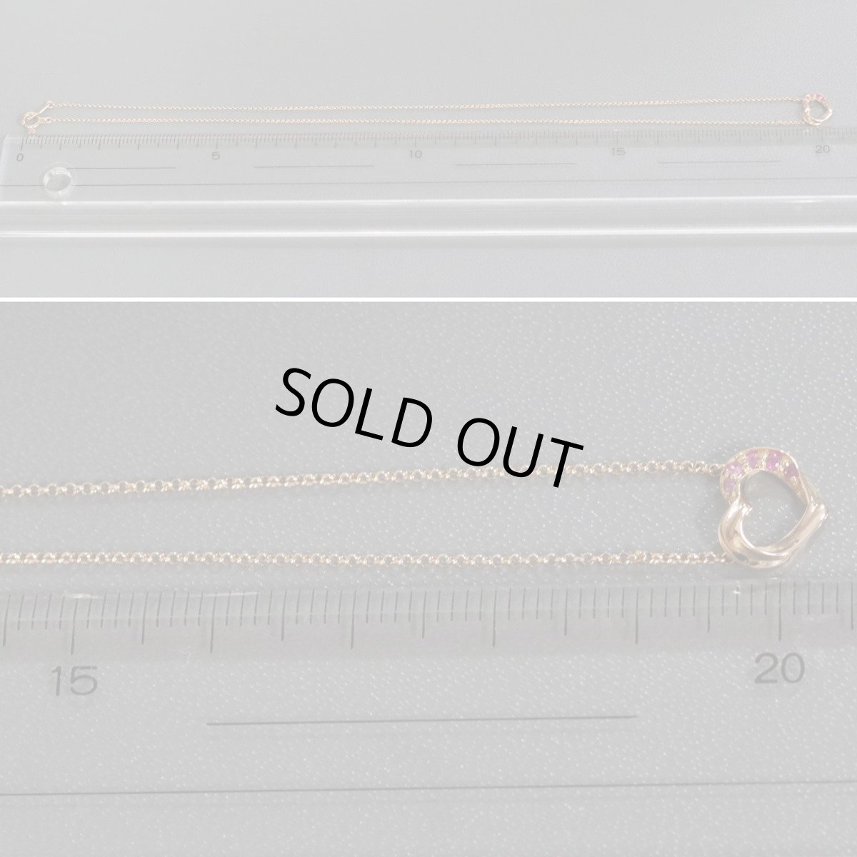 画像9: スタージュエリー K18PGネックレス 1.5g ハートモチーフ (9)