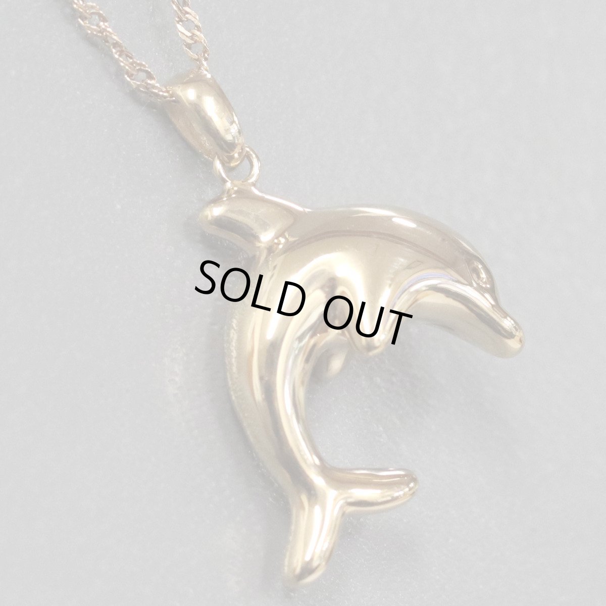 画像3: K18ペンダント 1.9g イルカモチーフ (3)