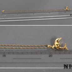 画像8: K18ペンダント 1.9g イルカモチーフ (8)