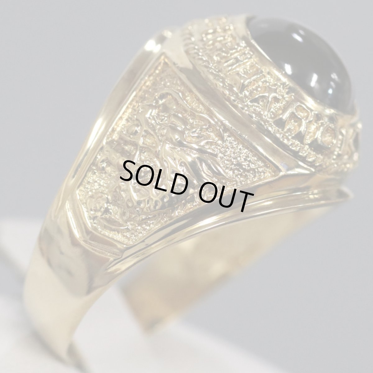 画像4: K18ブラックスターサファイアリング S3.00 9.5g #17.5 (4)