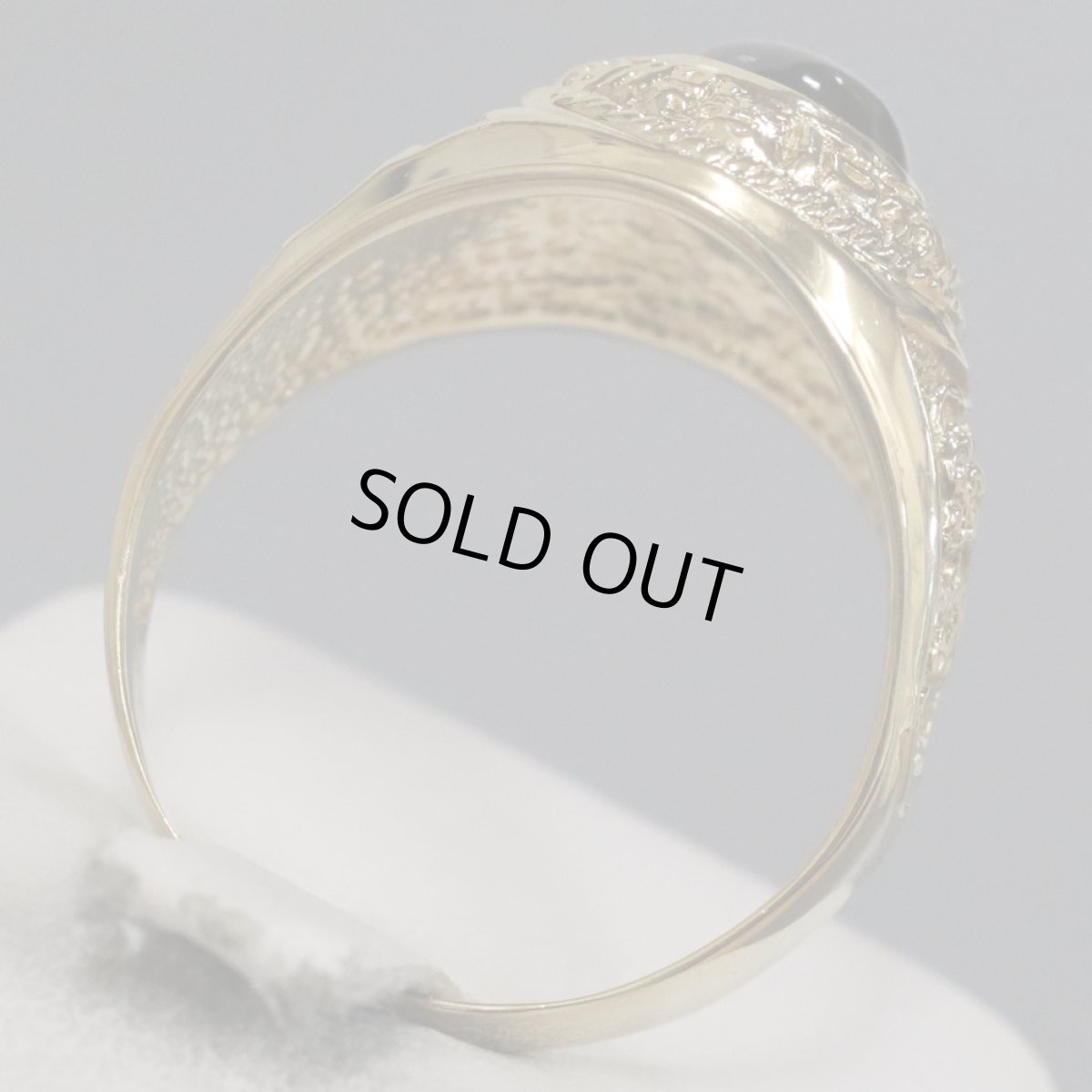 画像6: K18ブラックスターサファイアリング S3.00 9.5g #17.5 (6)