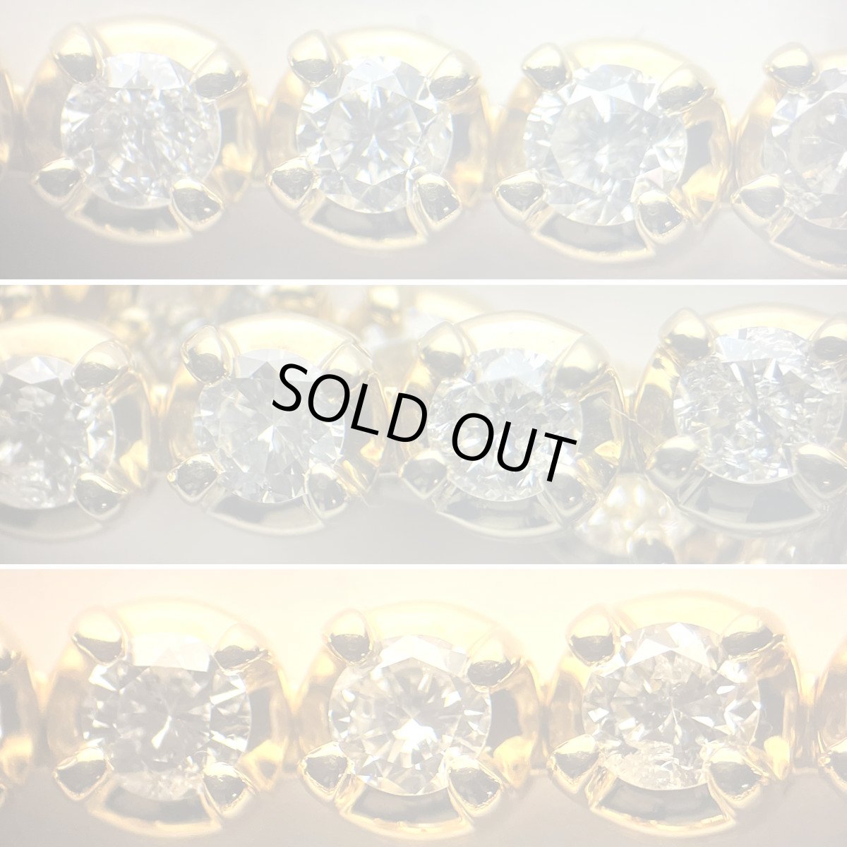 画像5: K18ダイヤモンドテニスネックレス D11.5 43.1g (5)