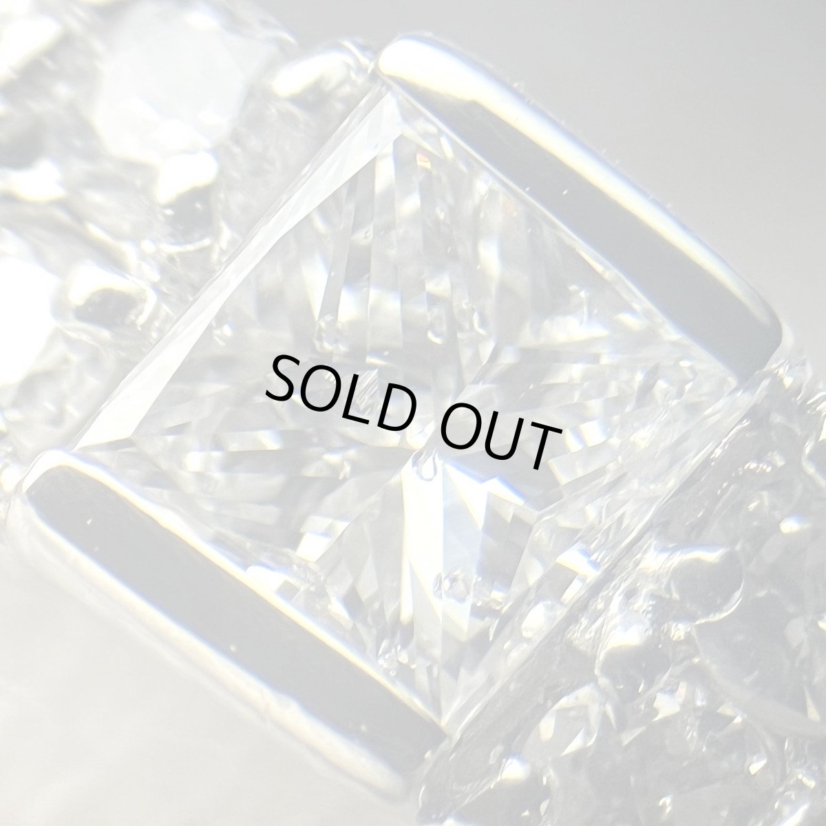 画像5: Pt900ダイヤモンドリング D0.27 D0.50 6.4g #11.5 (5)