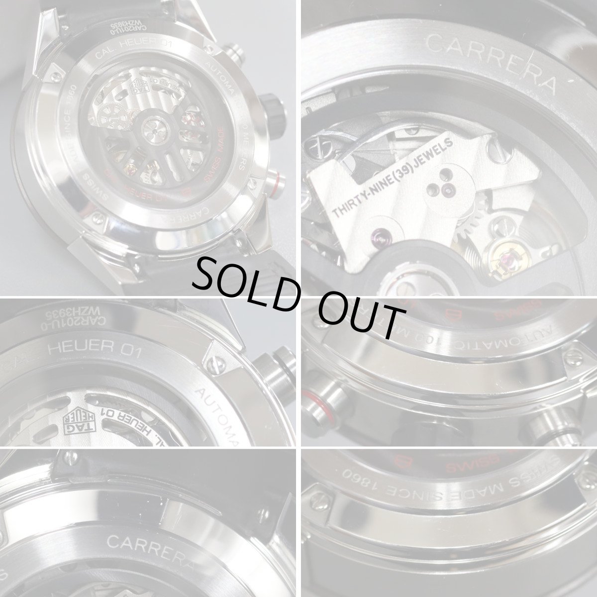 画像7: カレラ キャリバーホイヤー01 クロノグラフ(CAR201U-O.FC6405) (7)