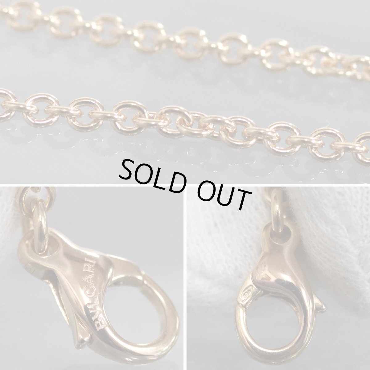 画像6: 750ビー・ゼロワンペンダント(c241100043898)12.8g 保証書 ピンクゴールド (6)