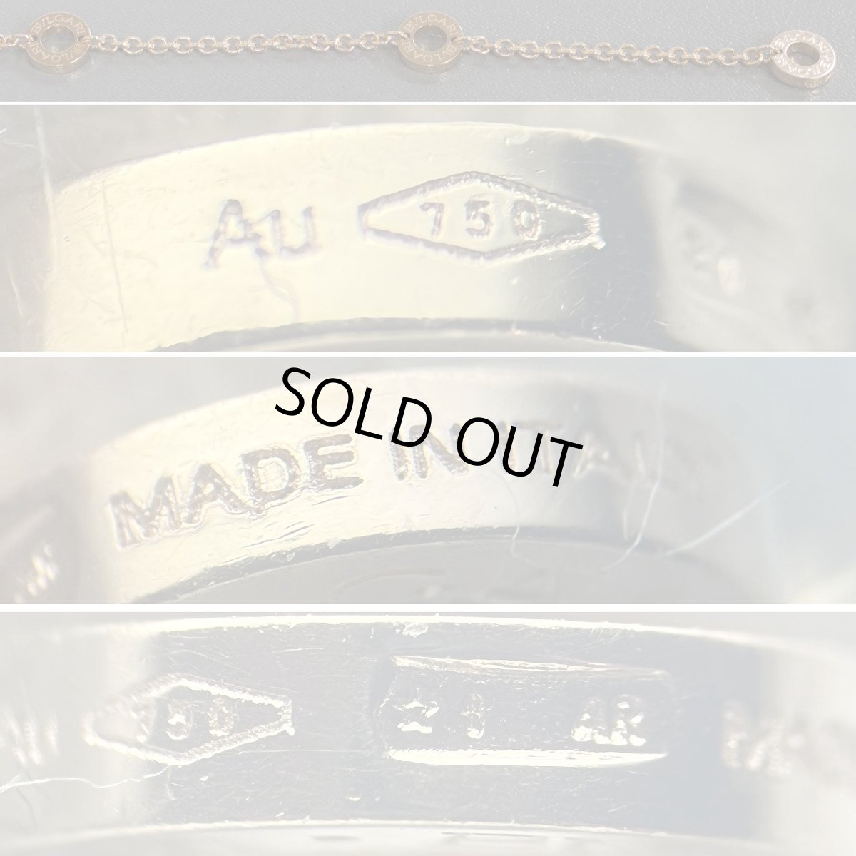 画像7: 750ビー・ゼロワンペンダント(c241100043898)12.8g 保証書 ピンクゴールド (7)