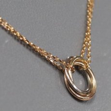 画像2: 750(K18YG/PG/WG)スウィートトリニティネックレス 保証書 (2)