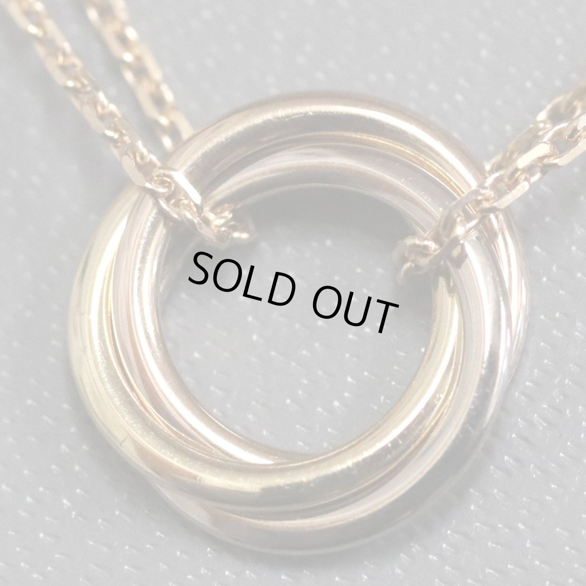 画像4: 750(K18YG/PG/WG)スウィートトリニティネックレス(B7218200)保証書 (4)