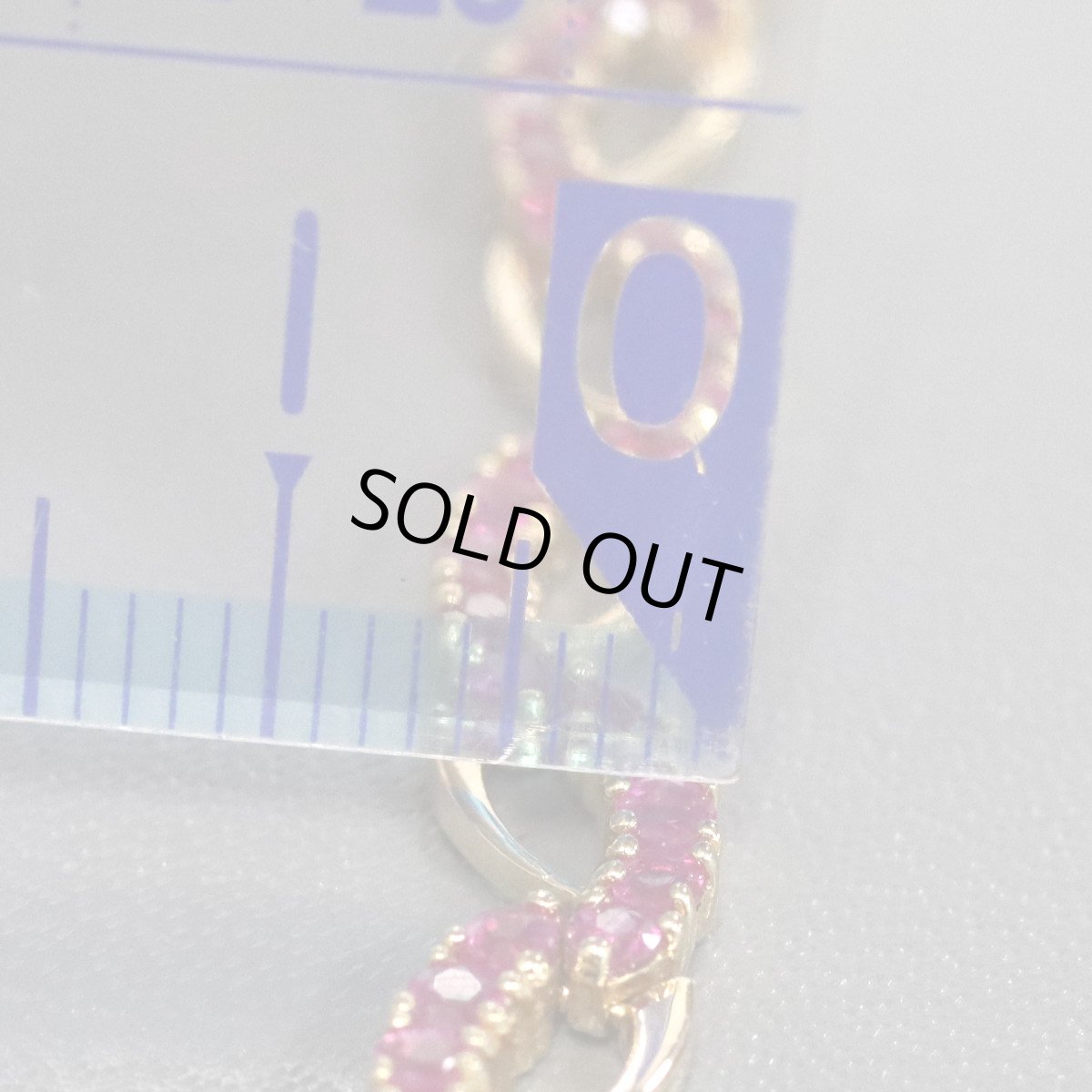 画像6: K18ピンクサファイアブレスレット S4.50 12.9g (6)