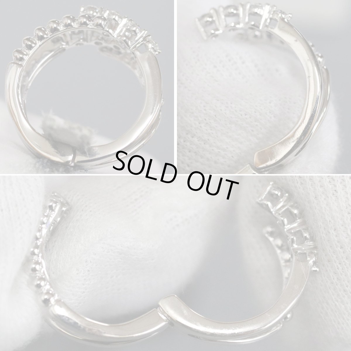 画像5: K18WGダイヤモンドリング D0.30 5.3g 可変式 (5)