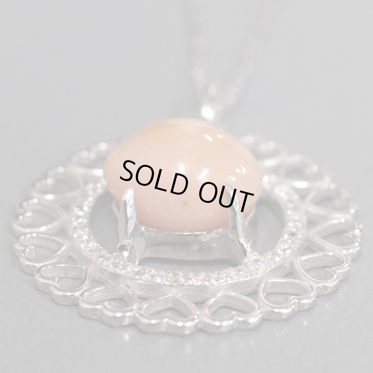 画像4: K18WGコンクパールペンダント 3.018 D0.16 3.9g ソーティング (4)