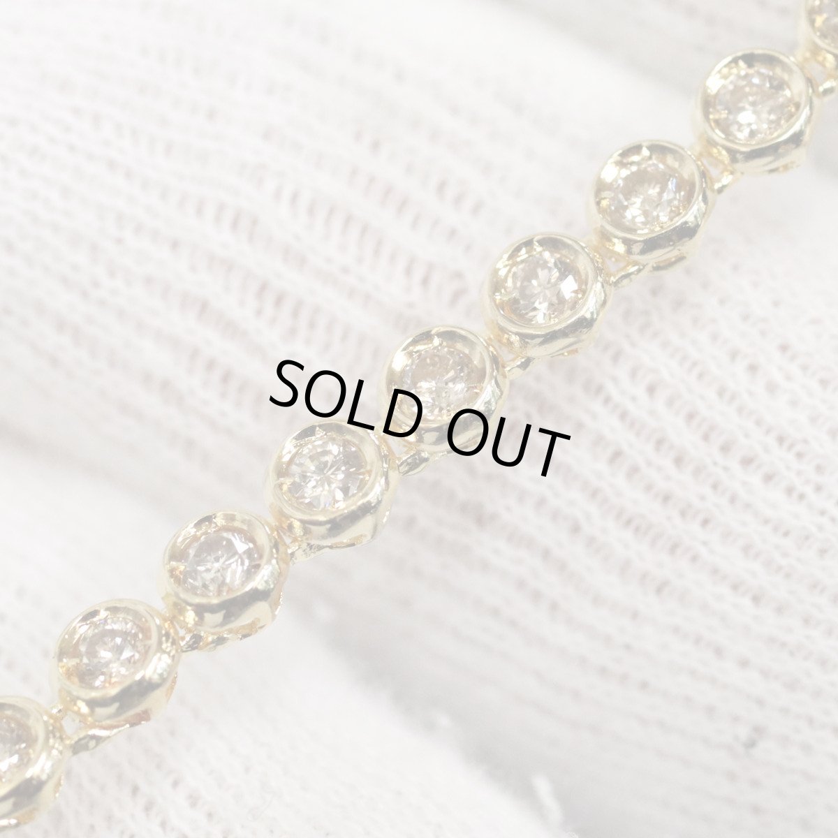 画像2: K18ダイヤモンドテニスブレスレット D2.0 9.1g (2)