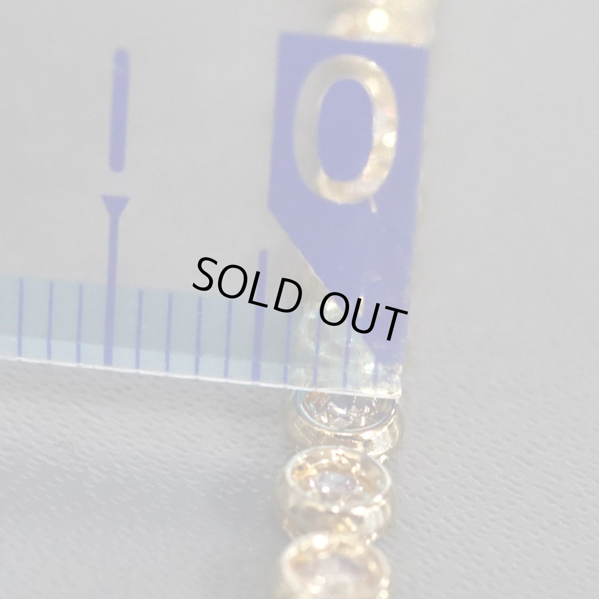 画像6: K18ダイヤモンドテニスブレスレット D2.0 9.1g (6)