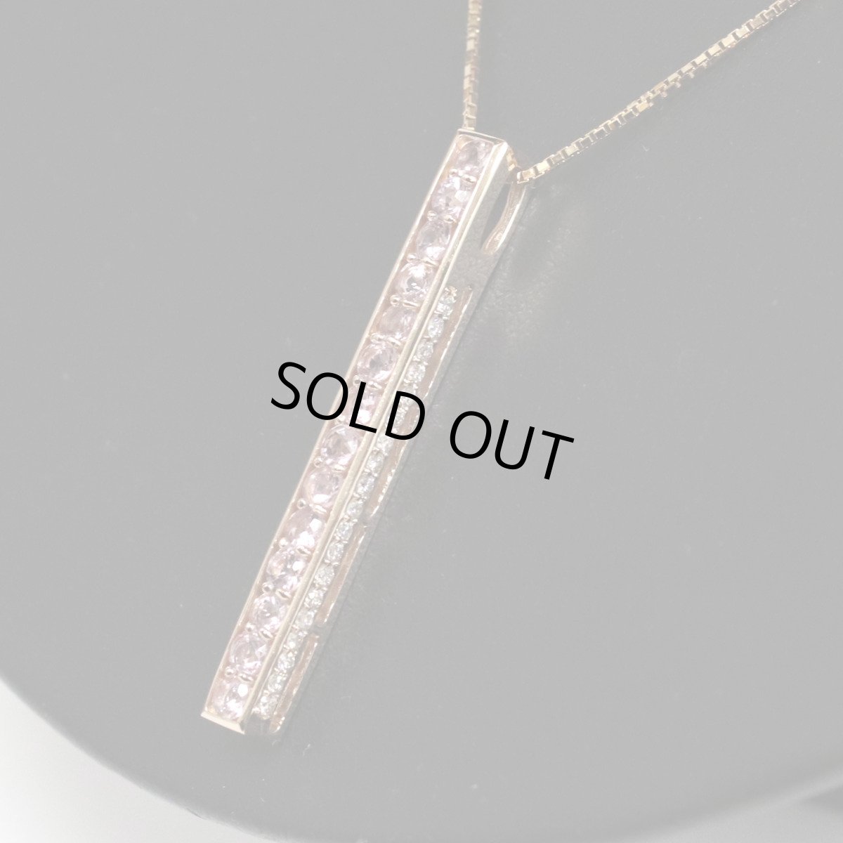 画像7: K18PGピンクサファイアダイヤモンドペンダント SP1.10 D0.38 7.5g (7)