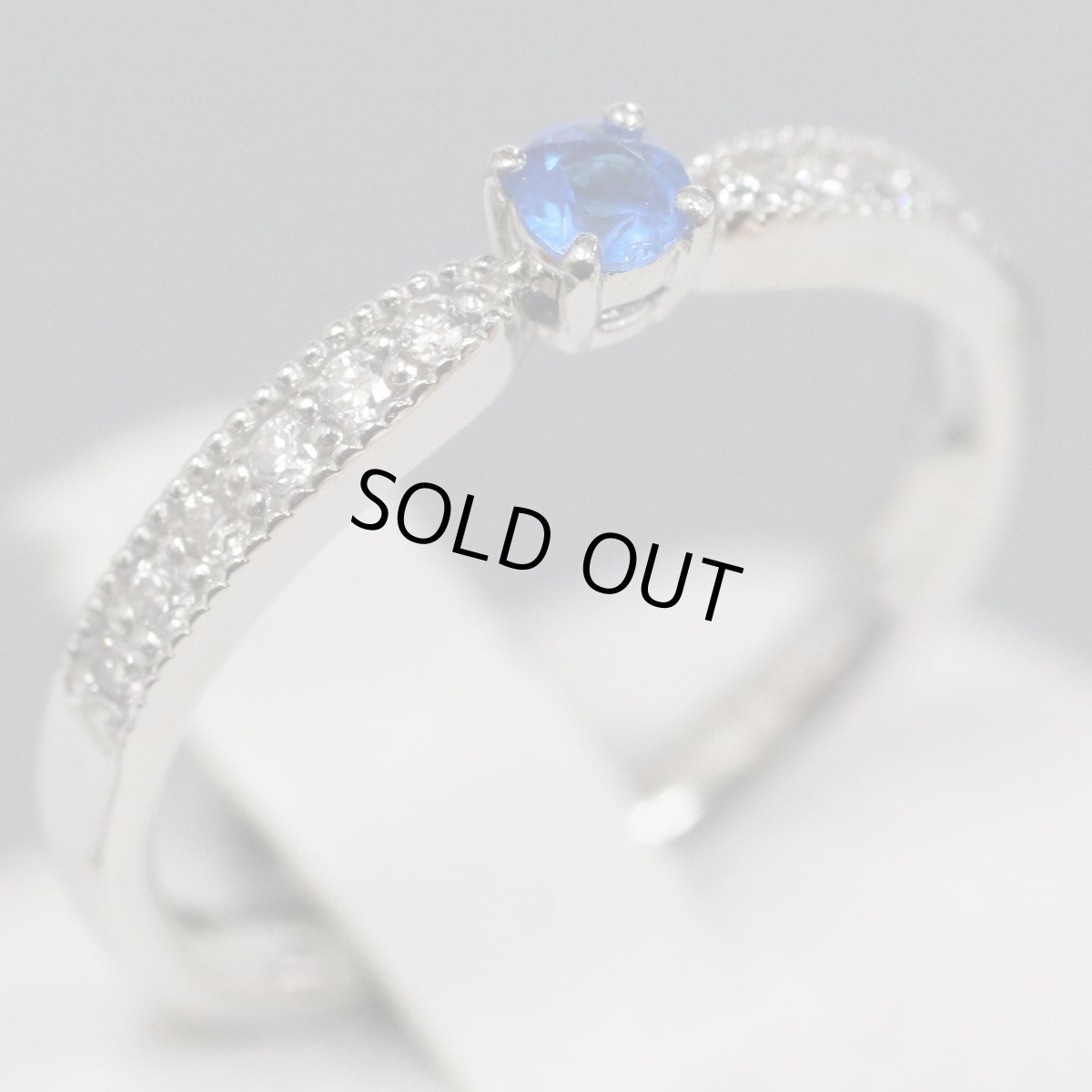 画像1: Pt900アウイナイトダイヤモンドリング 0.09 D0.11 3.4g #11 ソーティング プラチナ (1)