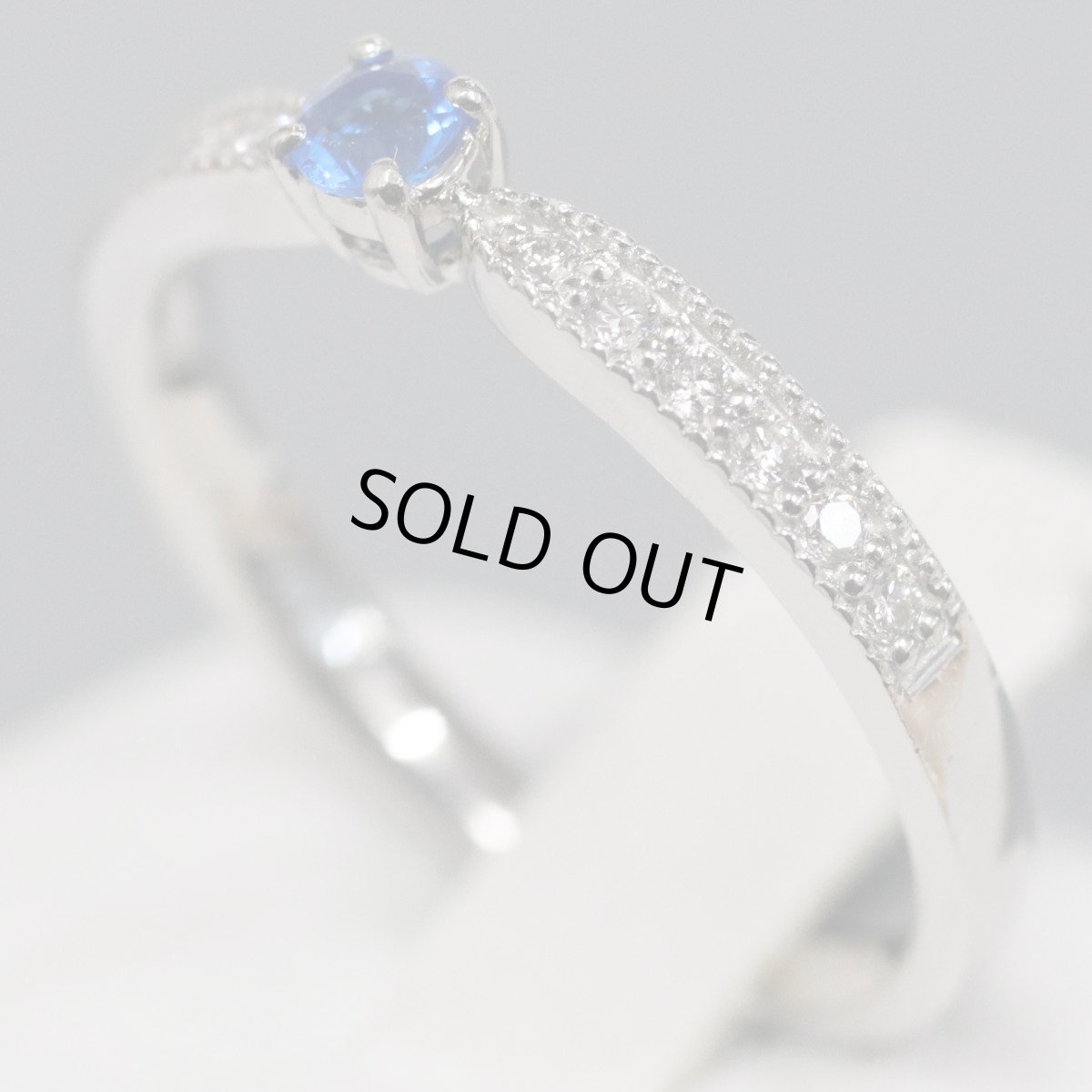 画像2: Pt900アウイナイトダイヤモンドリング 0.09 D0.11 3.4g #11 ソーティング プラチナ (2)