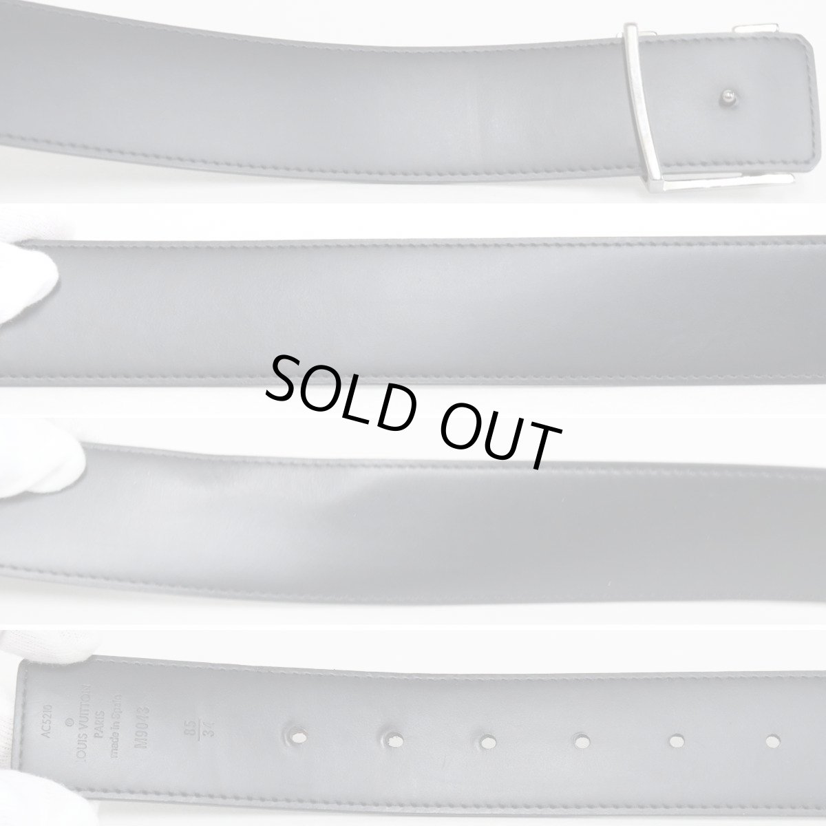 画像4: ルイヴィトン ベルト サンチュール LVイニシャル 40MM リバーシブル(M9043)モノグラム・エクリプス (4)