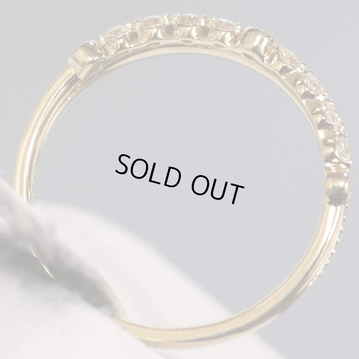 画像4: 田中貴金属 K18ダイヤモンドリング D0.14 1.9g #13 (4)