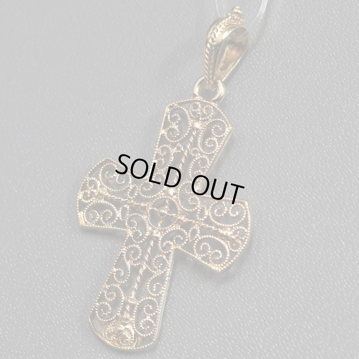 画像2: 750ペンダントトップ 2.8g クロスモチーフ (2)