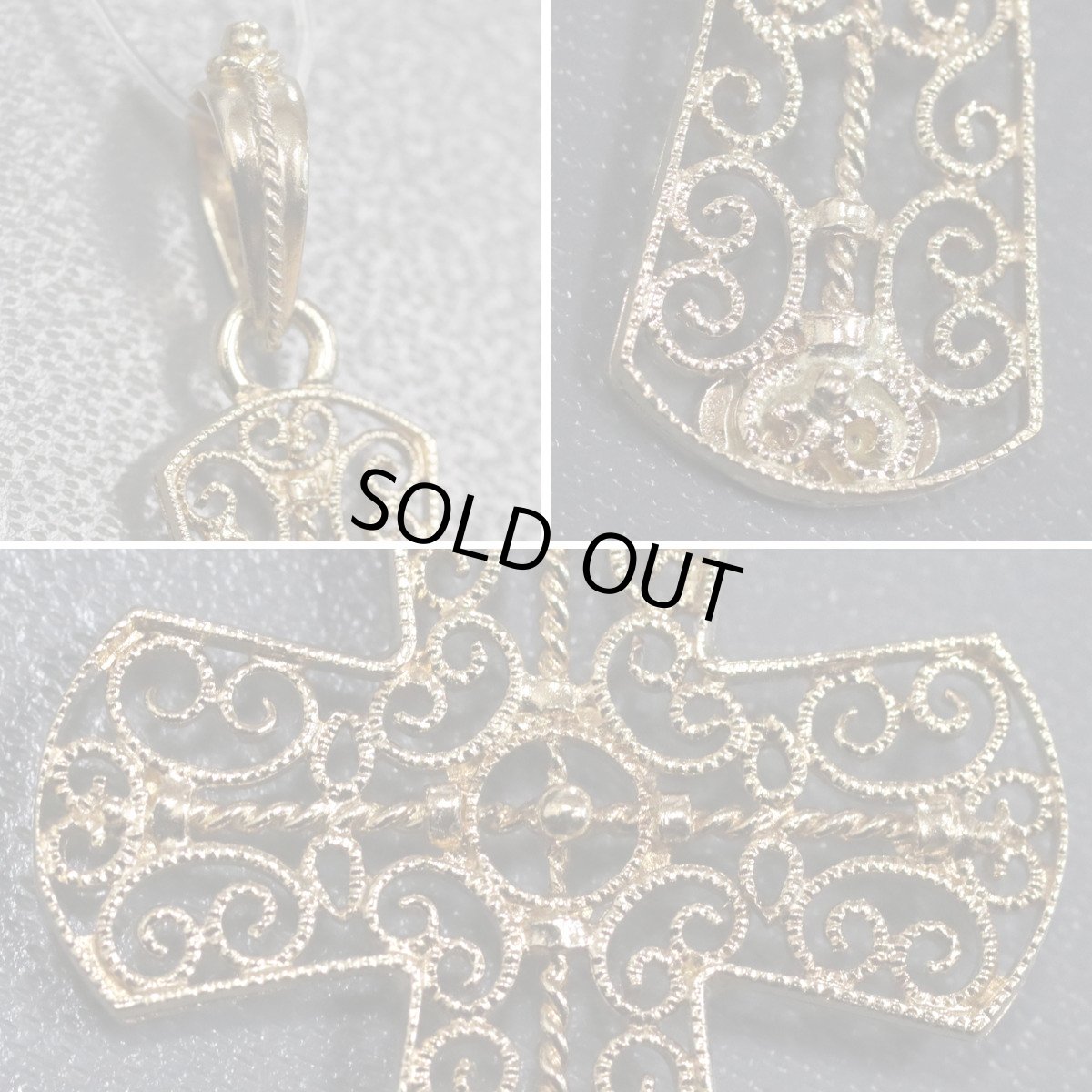 画像3: 750ペンダントトップ 2.8g クロスモチーフ (3)