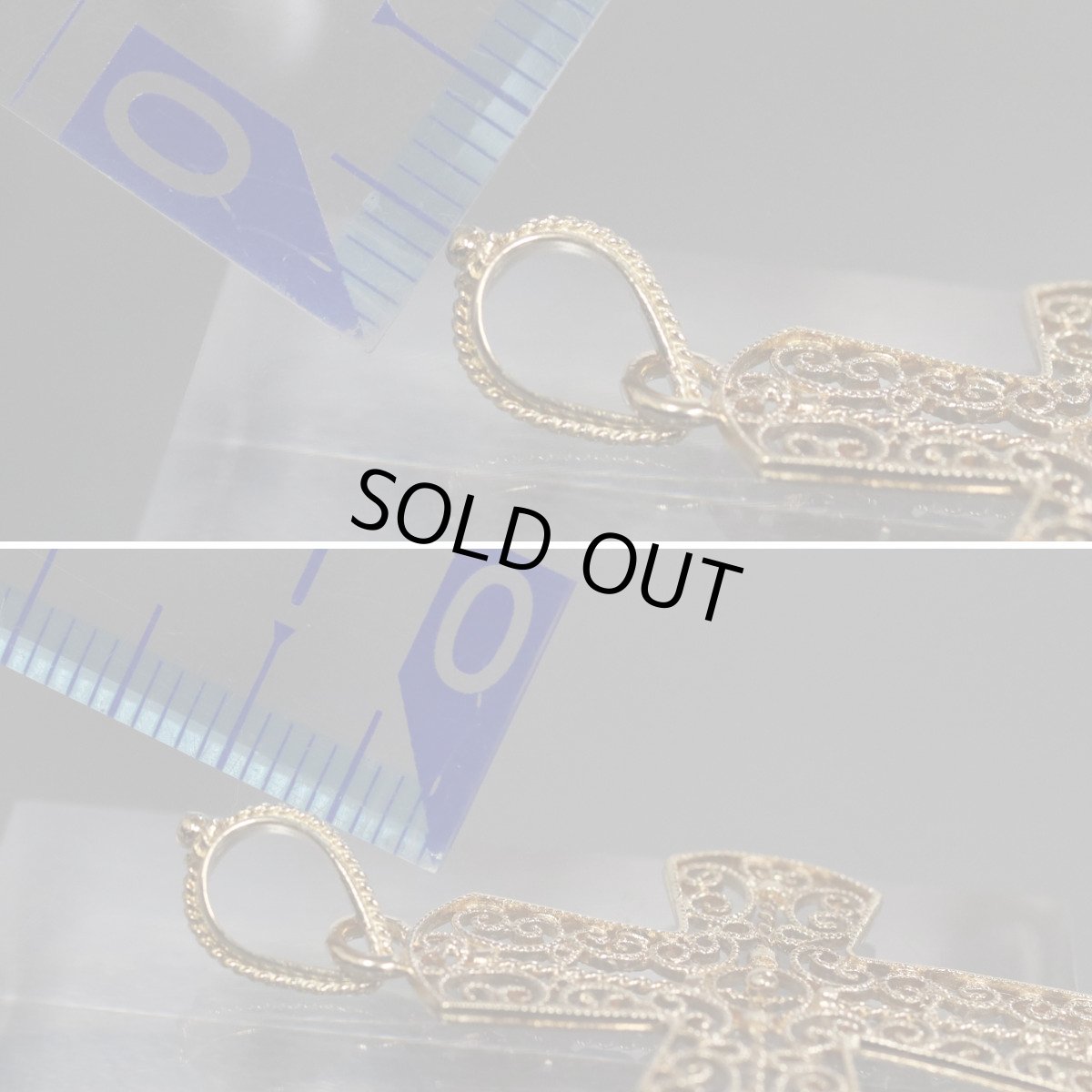 画像6: 750ペンダントトップ 2.8g クロスモチーフ (6)