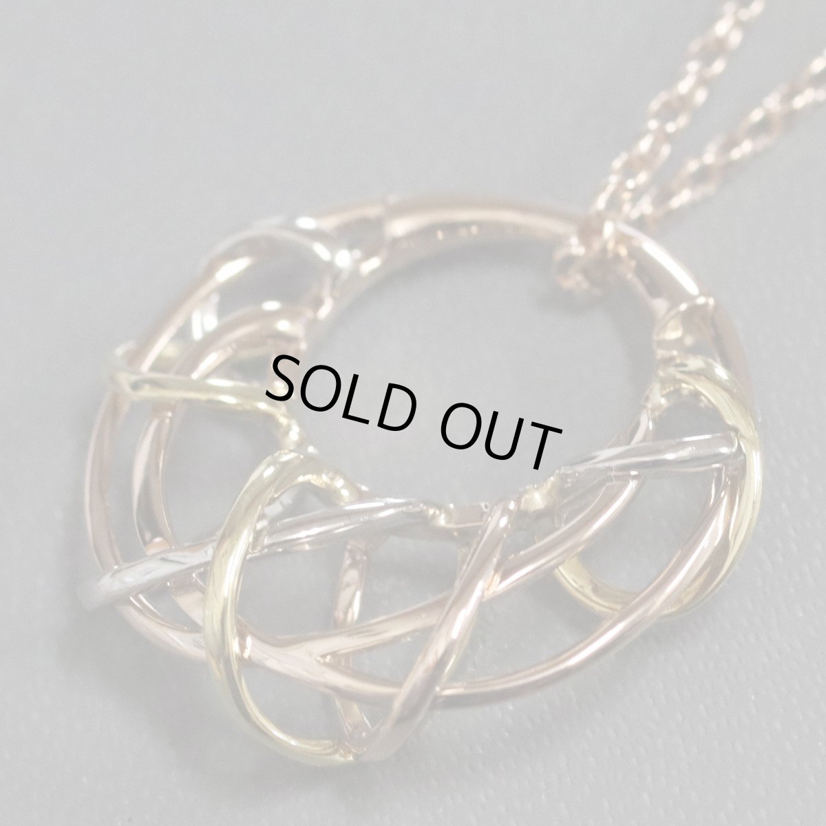 画像3: 田中貴金属 K18(YG/PG)/Pt950ペンダント 7.0ｇ (3)