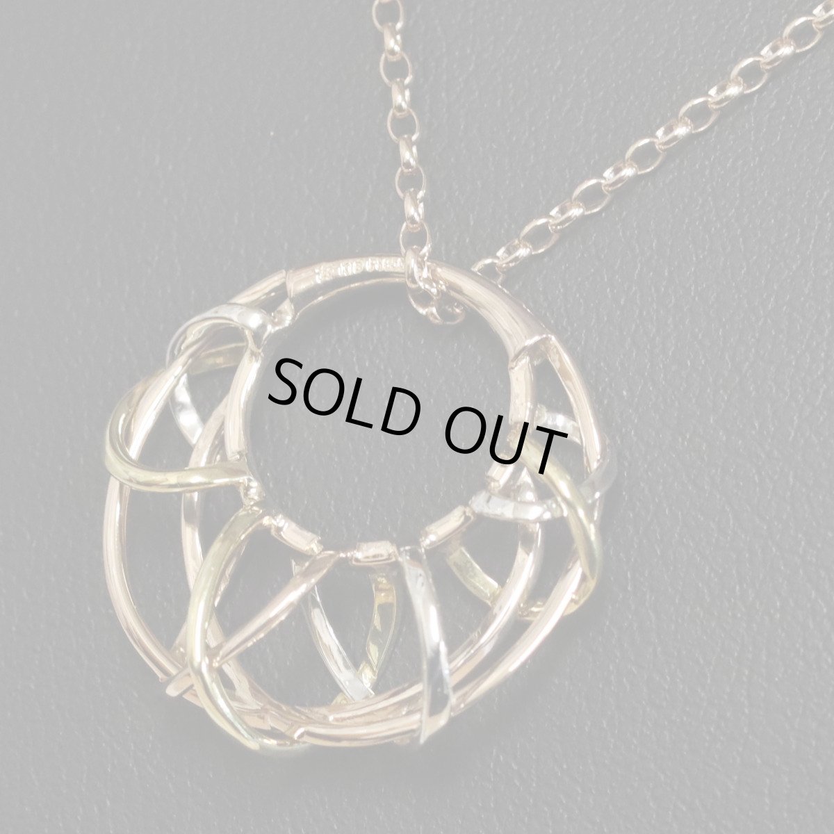 画像6: 田中貴金属 K18(YG/PG)/Pt950ペンダント 7.0ｇ (6)