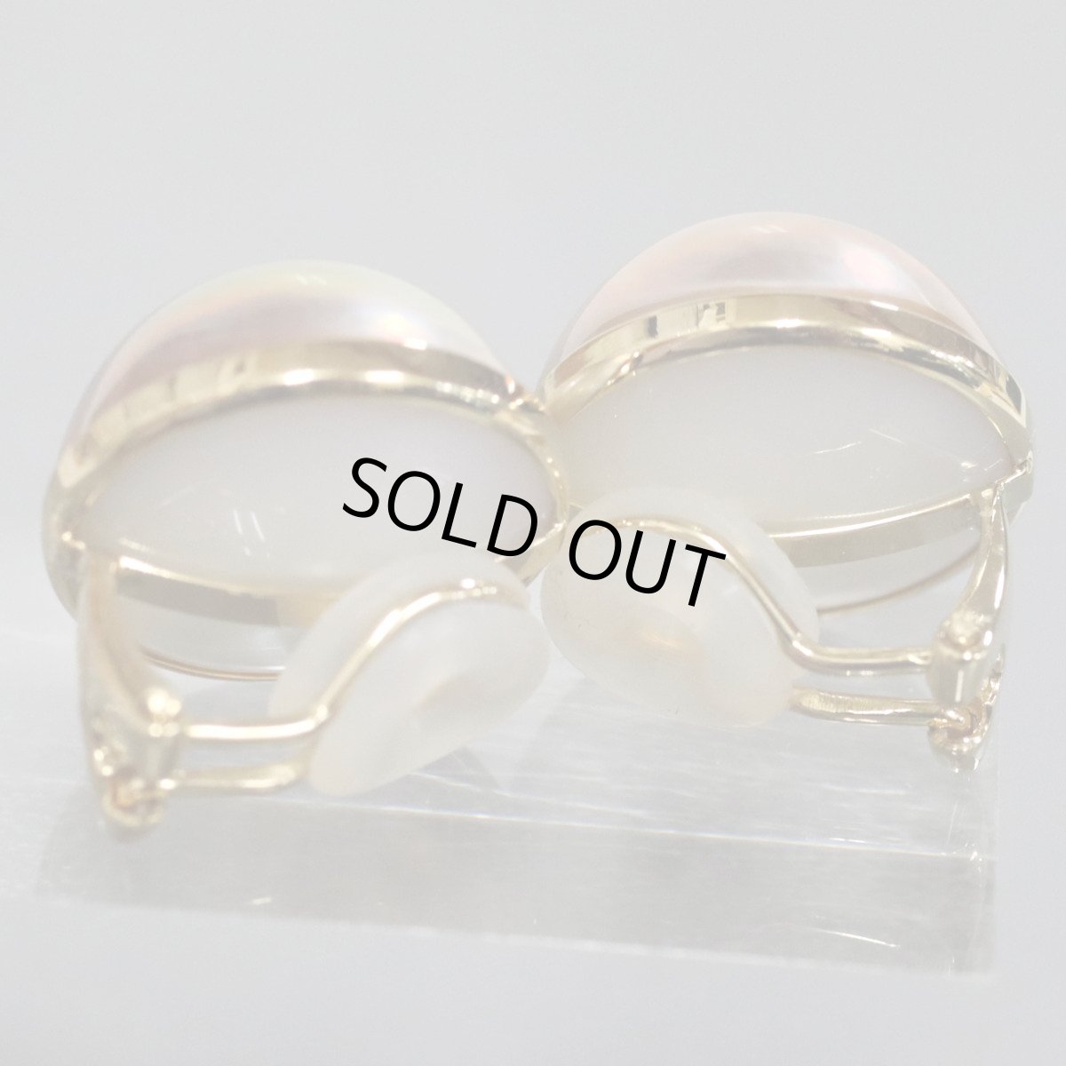 画像2: K18マベパールイヤリング 9.0g (2)