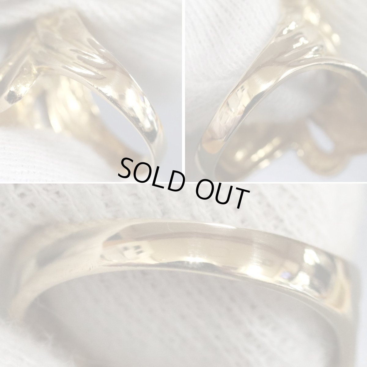 画像6: K18リング 5.9g #11 女性モチーフ (6)