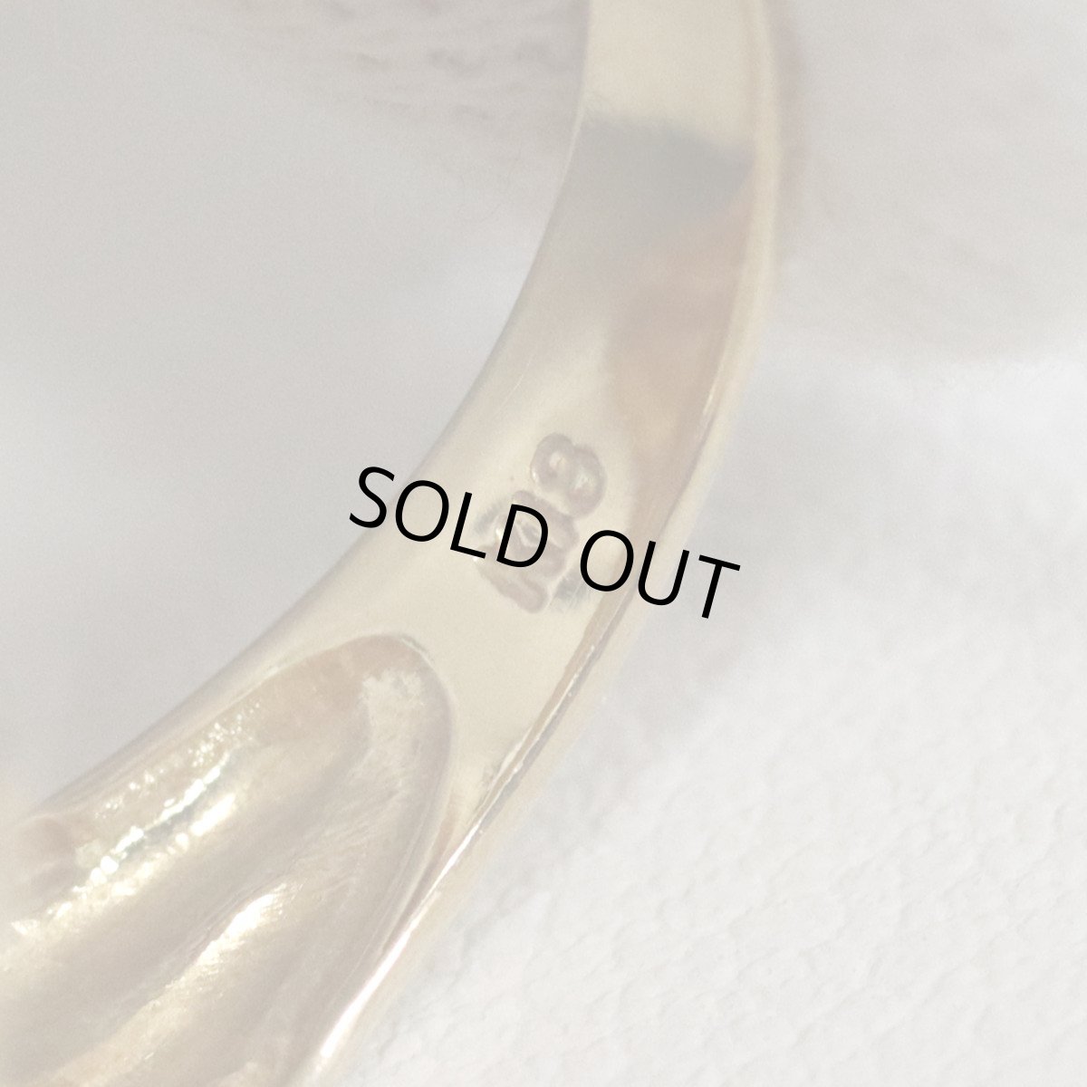 画像7: K18リング 5.9g #11 女性モチーフ (7)