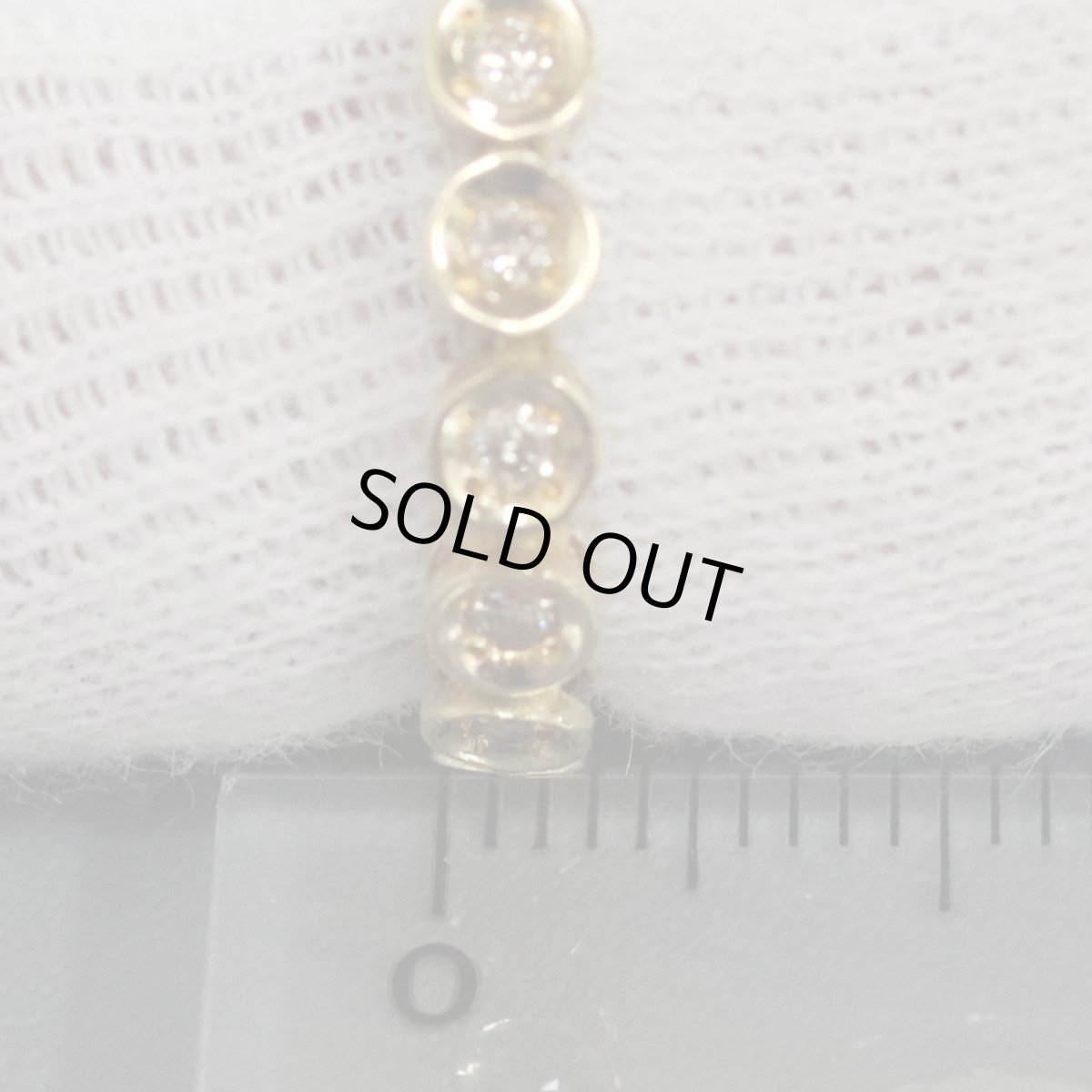 画像6: K18ダイヤモンドテニスブレスレット D1.00 6.8g (6)