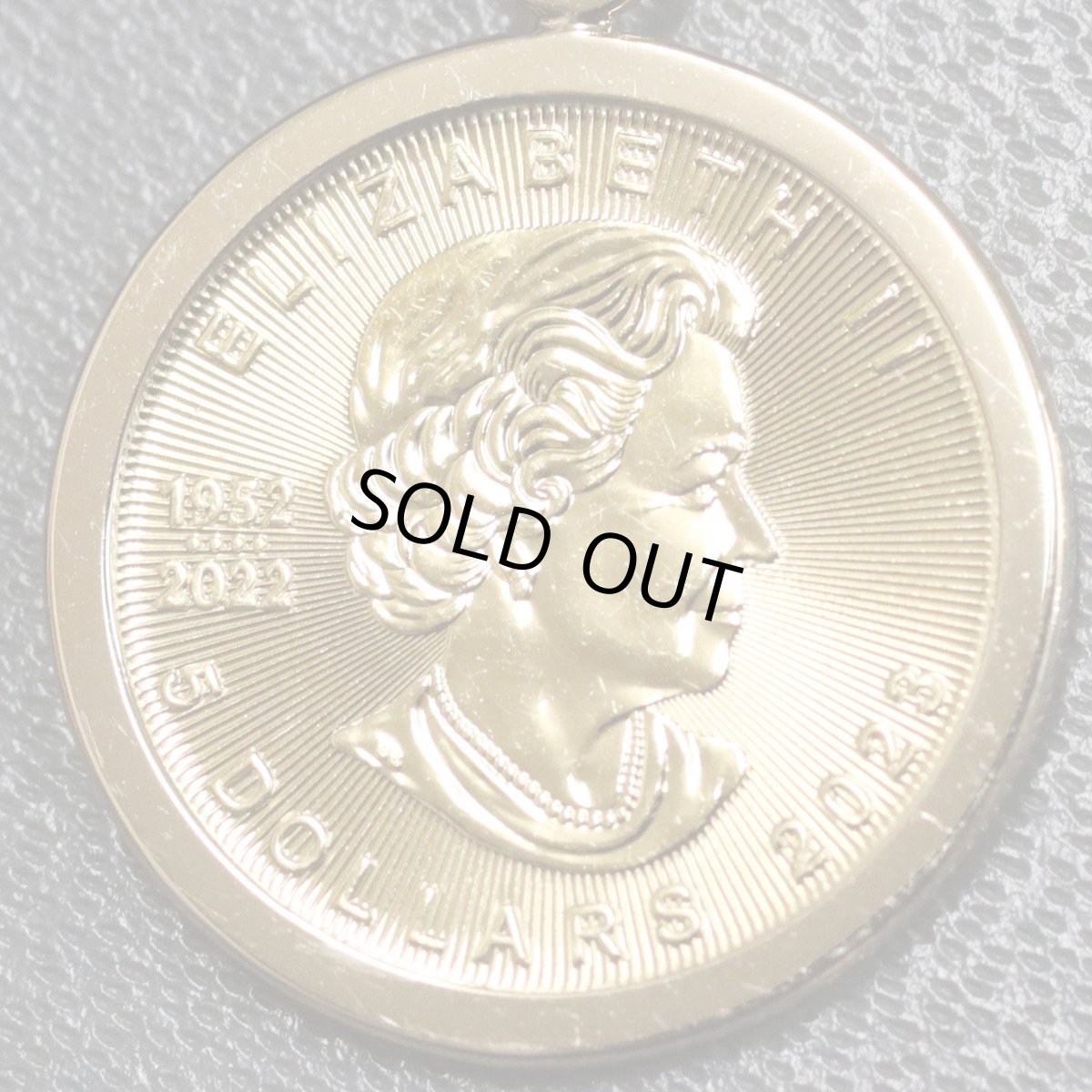 画像3: K24/K18メイプルリーフコインペンダントトップ 1/10オンス 3.7g (3)