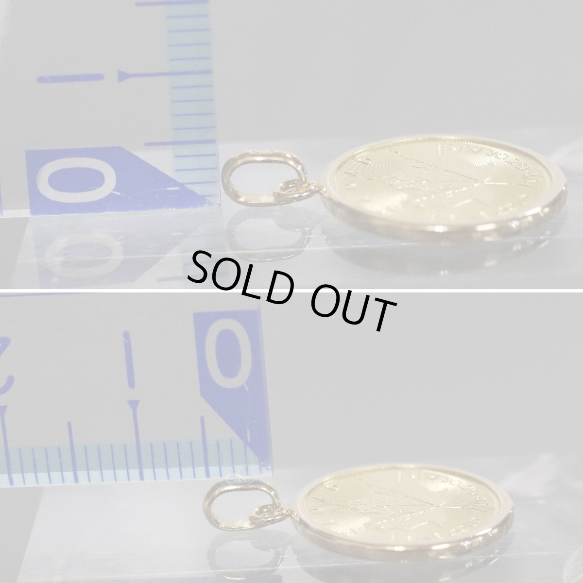 画像6: K24/K18メイプルリーフコインペンダントトップ 1/10オンス 3.7g (6)