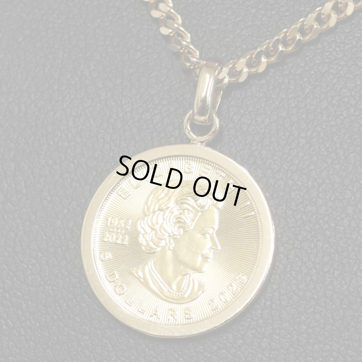 画像8: K24/K18メイプルリーフコインペンダントトップ 1/10オンス 3.7g (8)