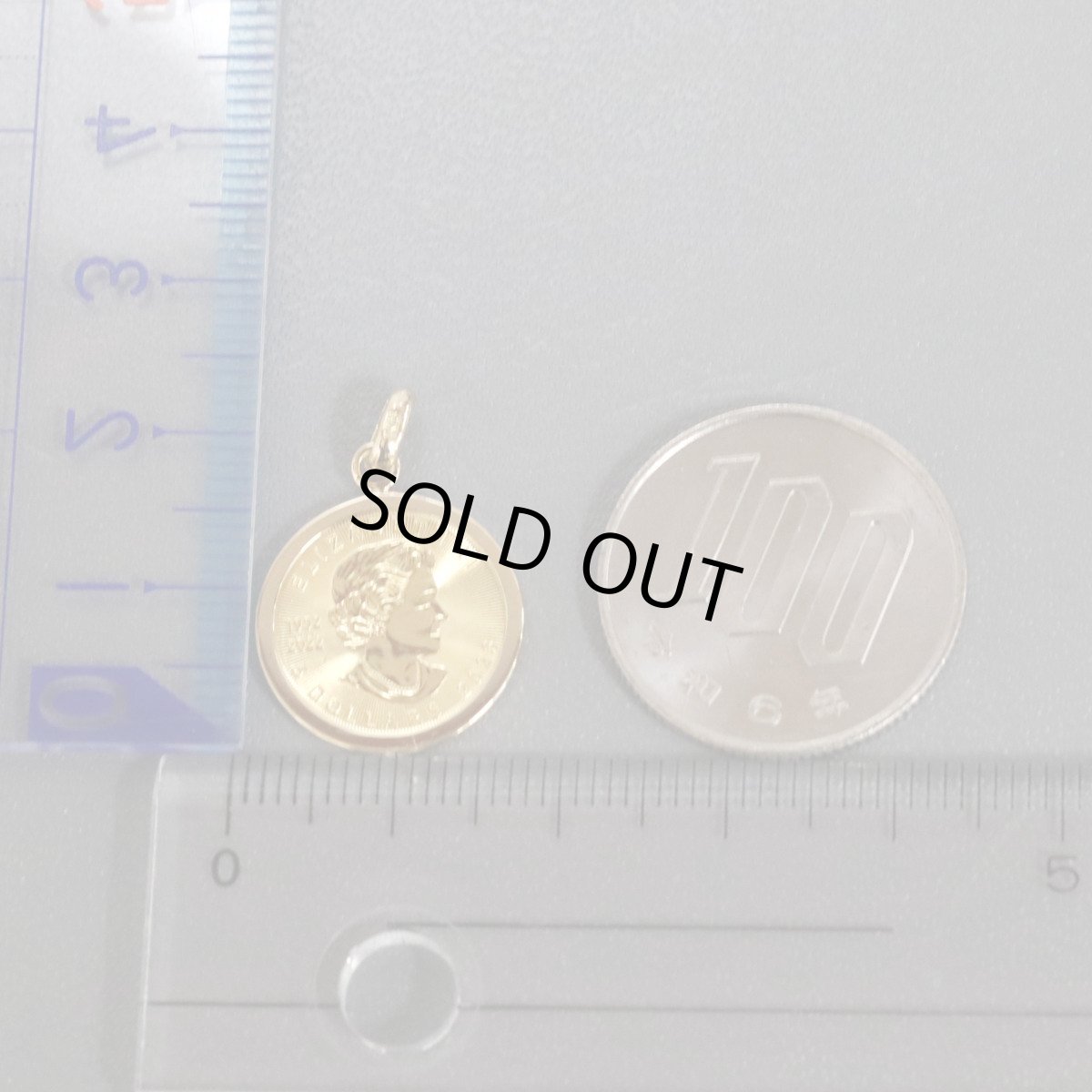 画像9: K24/K18メイプルリーフコインペンダントトップ 1/10オンス 3.7g (9)