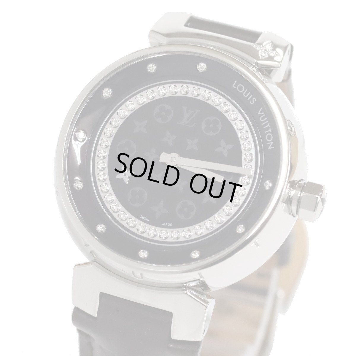 画像1: ルイヴィトン タンブール ディスク アマラント ディアモンMM(Q1319) (1)