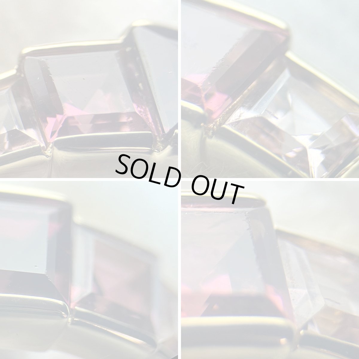 画像4: ポーラ 750ガーネットトルマリンリング G1.20 T1.80 5.5g #13 (4)