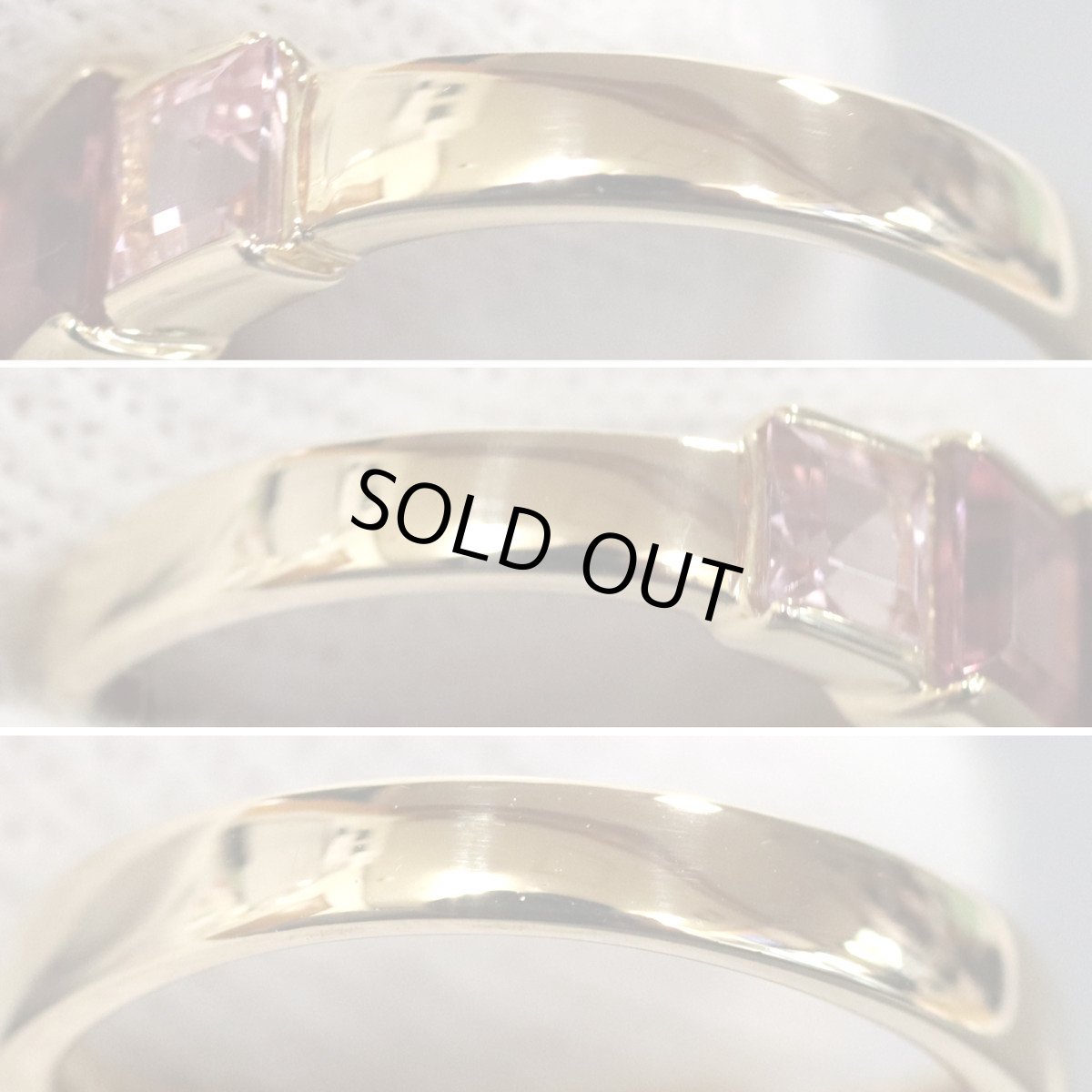 画像6: ポーラ 750ガーネットトルマリンリング G1.20 T1.80 5.5g #13 (6)