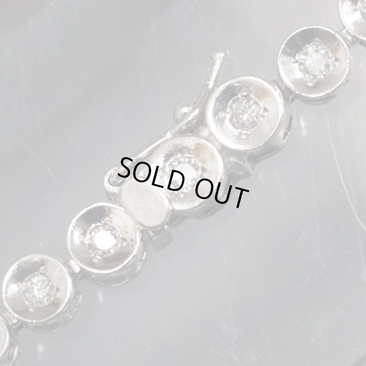 画像4: Pt850ダイヤモンドテニスブレスレット D1.00 8.8g (4)