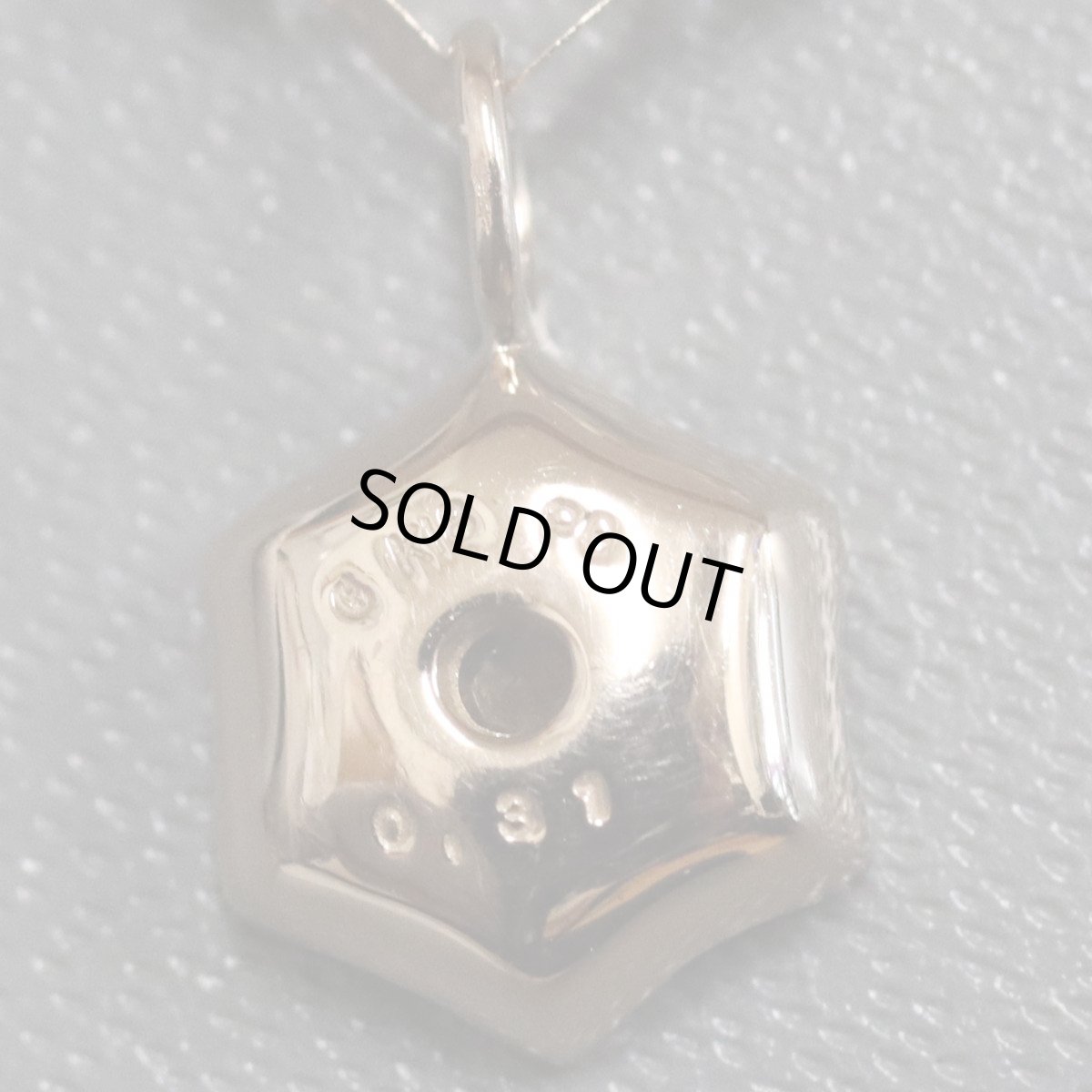 画像4: K18PGダイヤモンドペンダント D0.31 3.4g (4)