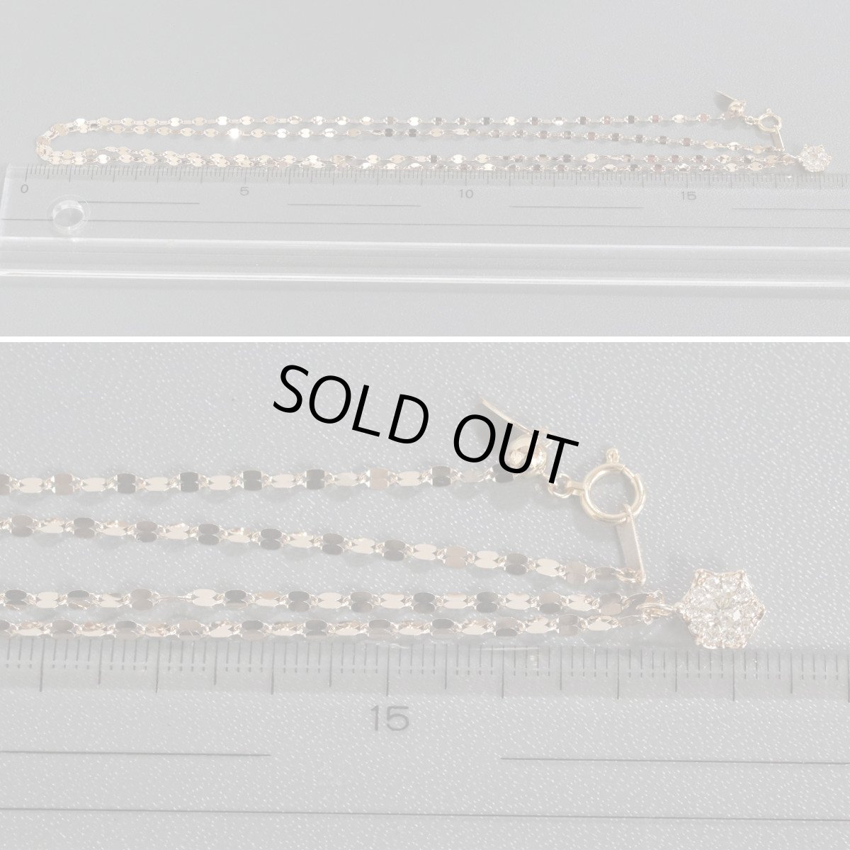 画像8: K18PGダイヤモンドペンダント D0.31 3.4g (8)