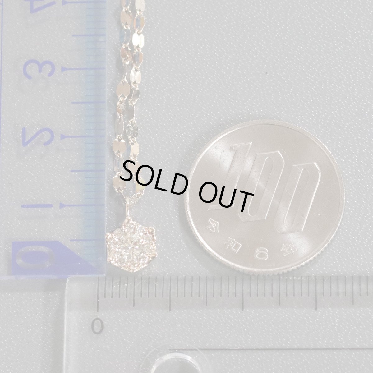 画像9: K18PGダイヤモンドペンダント D0.31 3.4g (9)